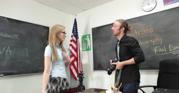 Hot for Teacher: Chad and Alexa's X-rated Classroom Lesson - alphaporno.com - Chad on freevids.org