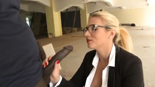 Tatjana Young Blonde Takes Big Black Cock Cum In Mouth - veryfreeporn.com on freevids.org