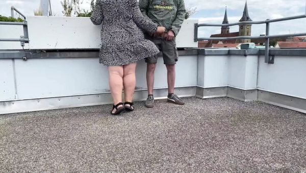Mature MILF Handjob Makes Me Cum on Her Big Ass Outdoor - porntry.com - Ukraine on freevids.org
