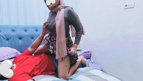Indonesian Hijab MILF Nadalyne Cheats with Daughter's Boyfriend - Big Natural Tits & Homemade Scandal - porntry.com - Indonesia on freevids.org