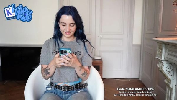 French Hairy Teen Masturbates with Giant Dildo - Big Ass Amateur Solo - veryfreeporn.com - France on freevids.org