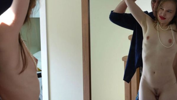 Stepdaddy wants to know if I'm beautiful in stepmom's clothes, lets me rub his cock and fuck my throat - xxxfiles.com on freevids.org