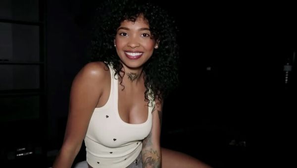 Ebony Latina Tease Gets Him Hard With Her Smile (Amateur, Rough) - veryfreeporn.com on freevids.org