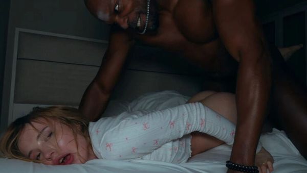 Polly Yangs Gets Her Tight Teen Pussy Fucked Hard by a Big Black Cock at Night - veryfreeporn.com - Britain on freevids.org