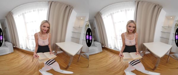 Blond Naomi's steamy fingers tease her tight teen pussy in HD - alphaporno.com on freevids.org