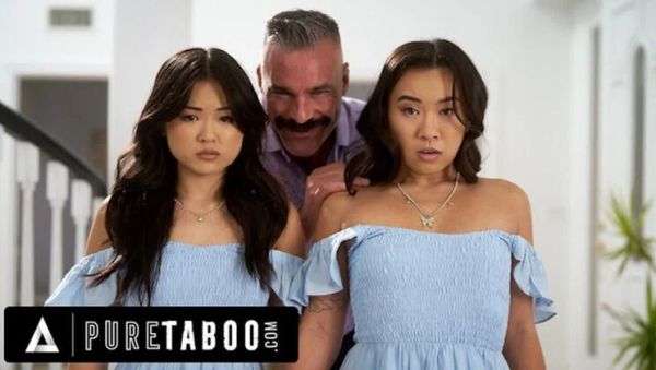 Hot Asian Stepsisters Lulu Chu & Kimmy Kimm Fuck Stepdad Lookalike - Hardcore Threesome - veryfreeporn.com on freevids.org