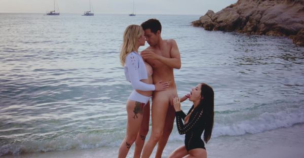 Little Caprice & Alberto Blanco indulge in a wild HD encounter with Gabbie Carter - alphaporno.com on freevids.org