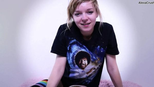 AlexaCrush Caught Masturbating and Made to Cum in Her Pussy - Petite Blonde Solo Dildo Riding - xxxfiles.com - Britain - Usa on freevids.org