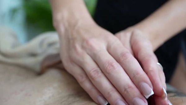 Sexy Petite Masseuse Gives Me a Slippery Handjob Covered in Oil - veryfreeporn.com on freevids.org