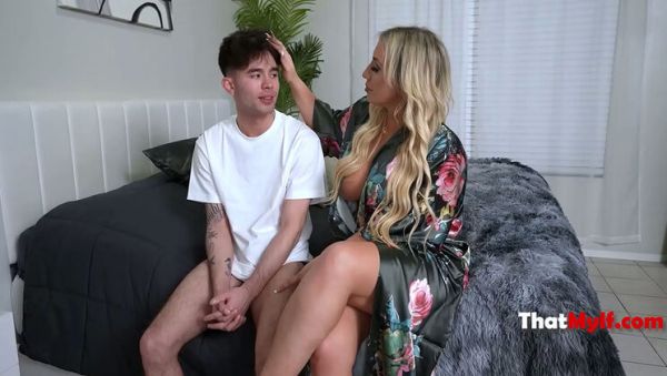 Curvy MILF Tempts Teen with Huge Cock - xxxfiles.com on freevids.org