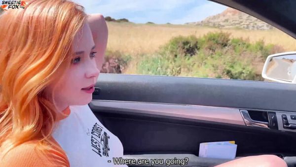 Sweetie Fox deep throat blowjob in car with doggy style fuck at rest stop - xxxfiles.com - Russia on freevids.org