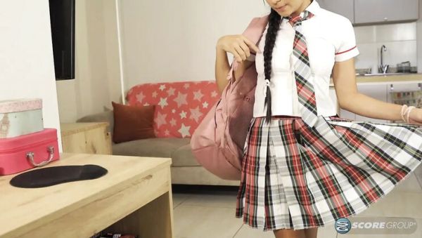 Emma Anturin Latina Teen Schoolgirl Fucks Her Little Pussy With Dildo - porntry.com on freevids.org
