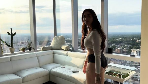 Roommate's Boyfriend Throat Fuck - Deep Blowjob & Doggy Style Sex with Rosie Rider - veryfreeporn.com - Russia - Britain - Usa on freevids.org