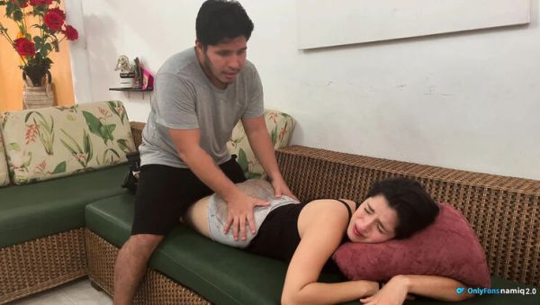 Neighbor Accident! Big Booty Latina MILF Gets First Aid & Rough Sex After Squirting - veryfreeporn.com - Spain - Colombia on freevids.org