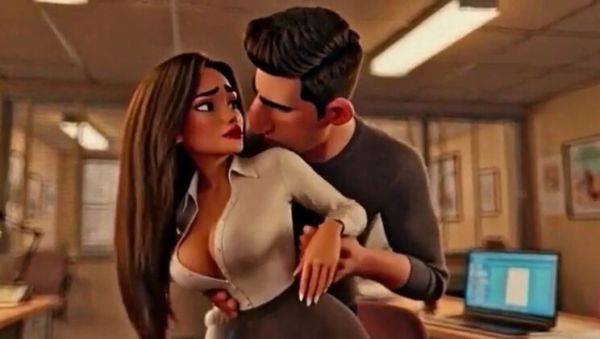 Horny Office Girl Fucked Hard in Copy Room - Lewd Artificial 3D Hentai Animation - porntry.com - Britain - Canada on freevids.org