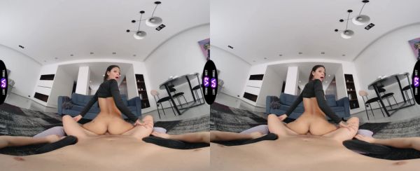 Skinny teen Breiny Zoe rides in vr with passion - alphaporno.com on freevids.org