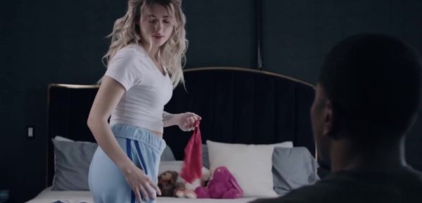 Blonde teen gets fucked by black stepdad - inxxx.com on freevids.org