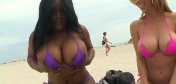Foursome And Blacks FuckTeam Beach Time - theyarehuge.com on freevids.org