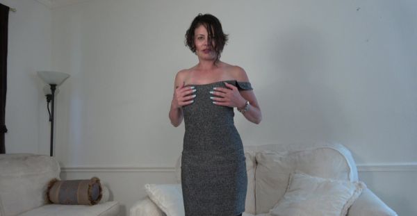 Sultry Mature Mimi in Stockings Fakes Tits & Moans on Sofa - alphaporno.com on freevids.org