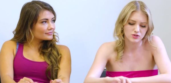 Blonde bffs having foursome after watching lesbian porn - inxxx.com on freevids.org