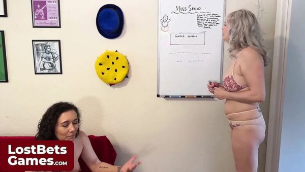 Naughty Word Game Strips Lesbians To Intercourse! - xxxfiles.com - Britain on freevids.org