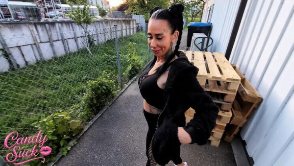 Boss Fucks Slut CandySuck Without Warning in Public - xxxfiles.com - Germany on freevids.org