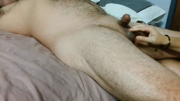 Horny Wife Wakes Up Hubby with a Morning Handjob - veryfreeporn.com on freevids.org