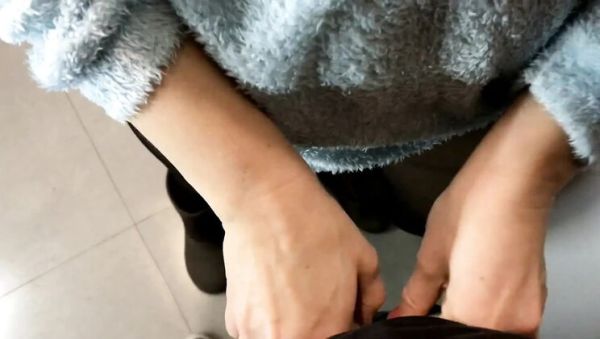 My Wife Pulled Me Into a Public Toilet Again and Made Me Blow My Load in Her Pantyhose POV - veryfreeporn.com on freevids.org