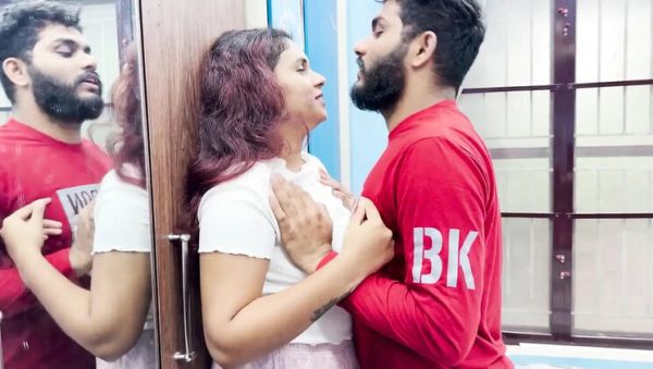 Step Sister and Step Brother Part 1: Hot Hard Romance in Bedroom with Long Lip Lock - porntry.com - India on freevids.org