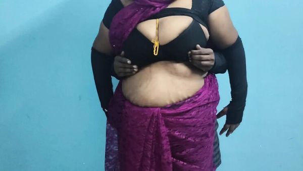 Desi Aunty Birthday Cheat with Office Staff – Tamil Manager Wife Doggy Romance - veryfreeporn.com - India on freevids.org