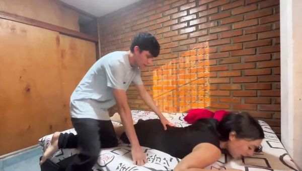 My Big-Ass Colombian Neighbor Ramon Gave Me a Relaxing Massage and Slipped His Huge Cock Inside Me - veryfreeporn.com - Colombia on freevids.org