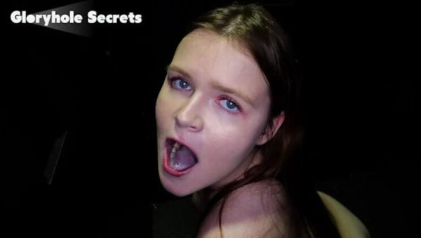 Ava Marina's Gloryhole First Time - Sucking 9 Huge Stranger Cocks Till They Swallow Every Drop - porntry.com - Britain on freevids.org