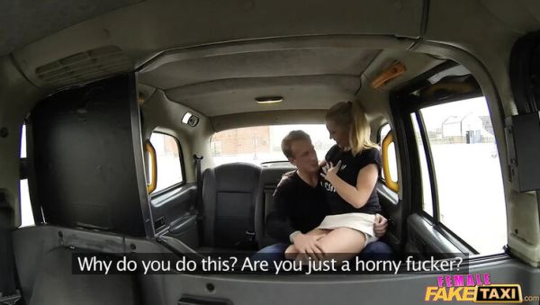 Student and Driver Fuck in Taxi - Big Tits and Cumshot - porntry.com on freevids.org