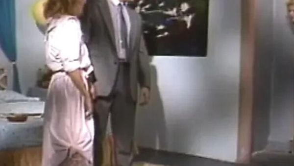 Vintage Hairy Couple Fucks Hard – Load Shot in Her Mouth - porntry.com - Britain - Usa on freevids.org