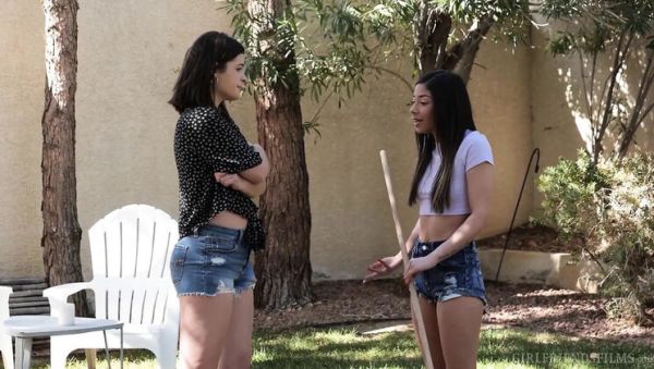 Dharma Jones and XxLayna Marie Get Fingered and Licked - Lesbian Scene 4 - porntry.com - Britain on freevids.org