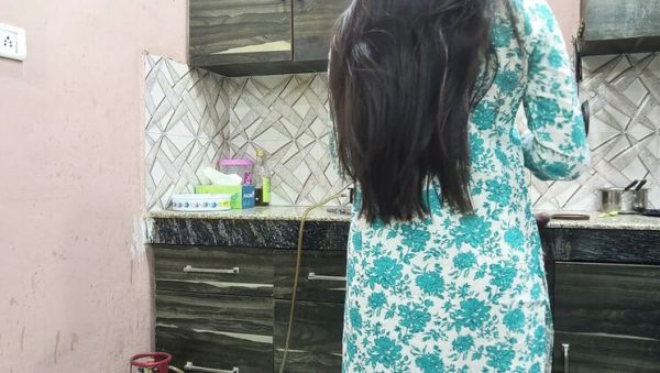 Indian Step Mom Gets Pussy and Ass Pounded by Step Son in Kitchen - porntry.com - India on freevids.org