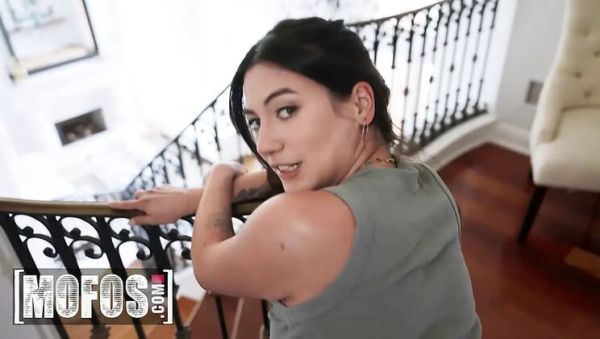 MOFOS - Megan Mistakes Teases Charles Dera With Her Feet Until His Big Cock Throbs - porntry.com - Britain on freevids.org