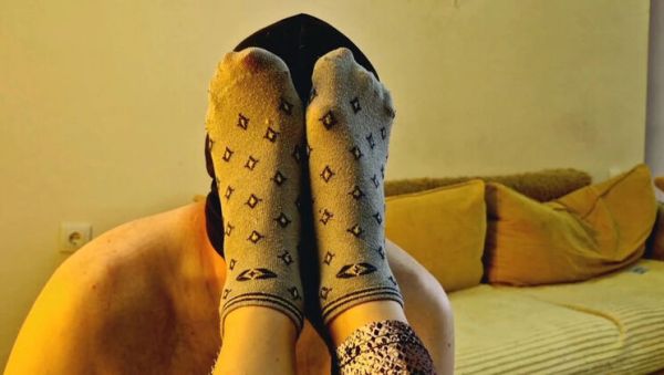 Dominatrix Nika Makes Her Slave Sniff Her Sweaty Socks After Boots Come Off - porntry.com - Russia - Britain on freevids.org