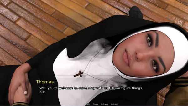 Pregnant Nun Gets a Handjob at Granny's House - 3D Hentai - porntry.com - Britain on freevids.org