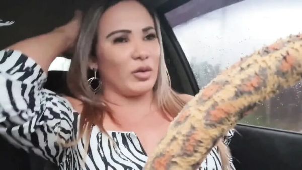 Huge Tits Latina MILF Takes A Creampie After A Car Ride - porntry.com - Brazil - Portugal on freevids.org