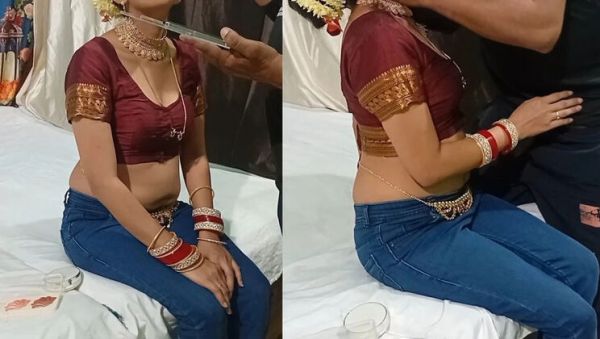 Makeup artist fucks hot new bride's pussy during makeover session - porntry.com - India - Pakistan on freevids.org