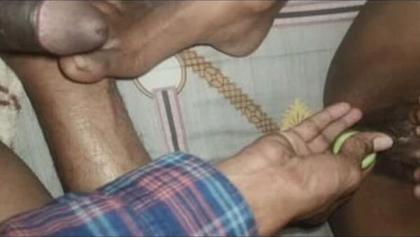 Young Desi Teen Rides Veggies Deep in Her Tight Pussy - Homemade Closeup - porntry.com - India on freevids.org