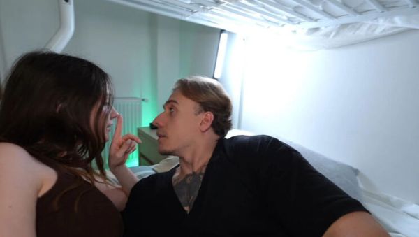Horny Stepdaughter Wants Fucking Too! Dirty MILF Joins Tiny Teen for Hard Threesome in Hostel - porntry.com - Russia on freevids.org