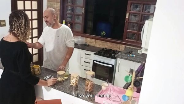 Hotwife Gets Anal Creampie in Bar Pantry - porntry.com - Portugal on freevids.org