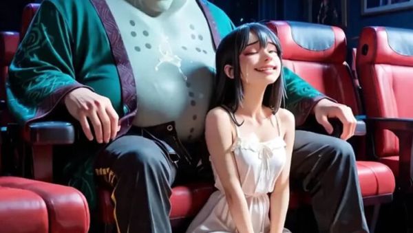 She Wanted to Watch a Movie But Ended Up on His Lap Getting Her Ass Pounded Full of Cum (AI Generated) - porntry.com on freevids.org