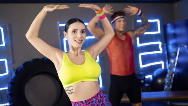 Dance Coach Works A Big Hard Muscle - Nelly Kent And Liam Salvatore - upornia.com on freevids.org