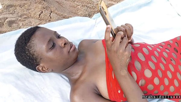 18 Year Old Ebony Teen Gets Fucked Hard on the Beach - veryfreeporn.com on freevids.org