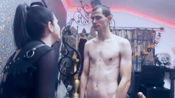 Mistress Zeida Spanks Balls with Heavy Dildos – Cruel CBT Gagging - porntry.com - Britain - Hungary - Romania on freevids.org