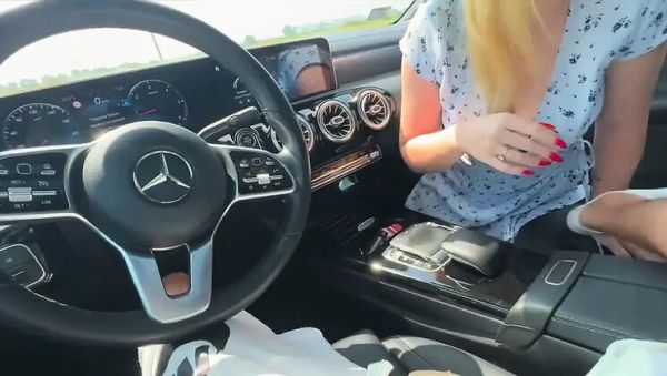 Kisankanna Blonde Amateur POV Blowjob in Car – Russian Homemade Sex - porntry.com - Russia on freevids.org