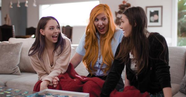 Lauren Phillips, Lily Larimar & Maya Woulfe: Brunettes babes in a wild HD threesome - alphaporno.com on freevids.org